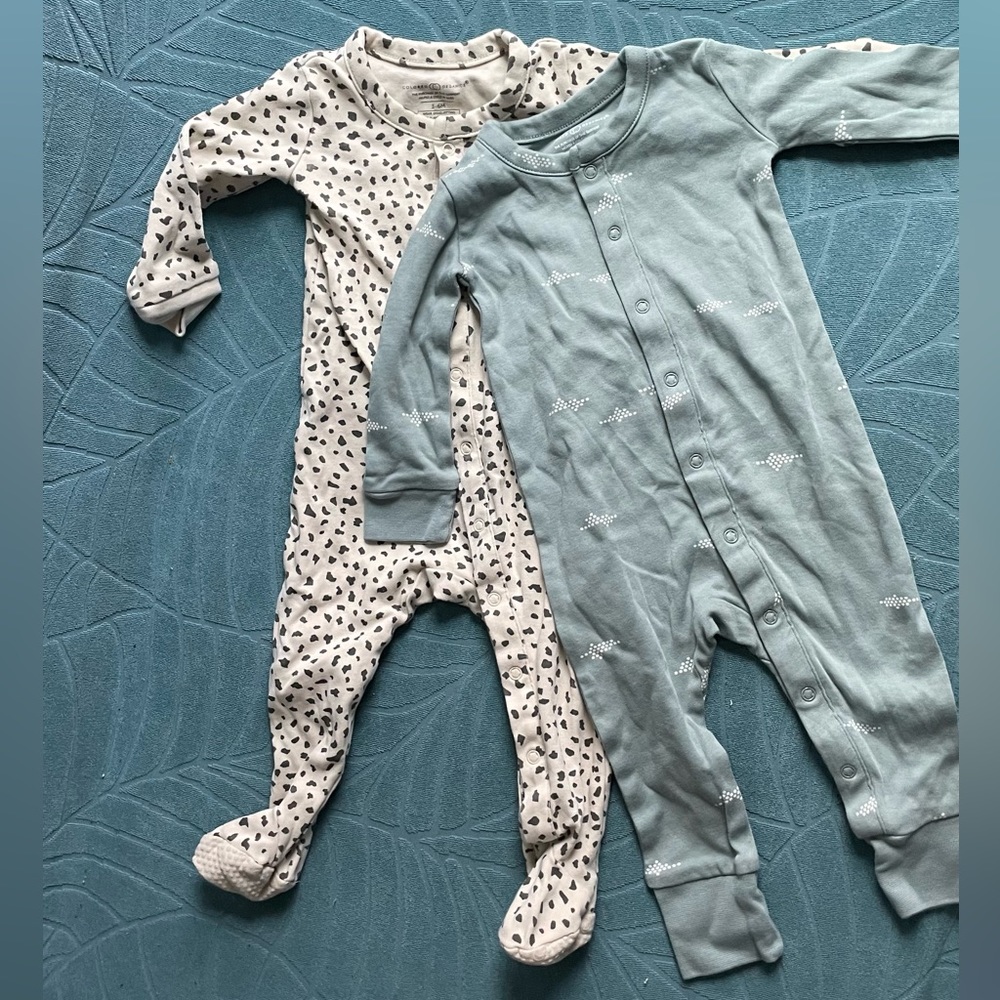 Colored organics sleepers - 2 pieces